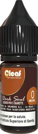 Dreamods Dark Soul Cleaf Liquido Pronto 10ml Tabacco Kentucky Cioccolato