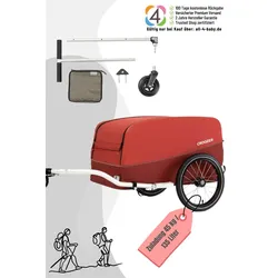 Croozer Cargo Pakko Ride & Wander Bundle Lava Red