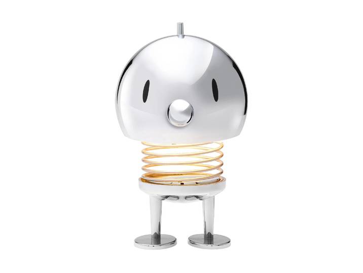 HOPTIMIST LED Tischleuchte L , silber (silberfarben), Ø 10cm H: 15cm, Leuchten, LED Tischleuchte