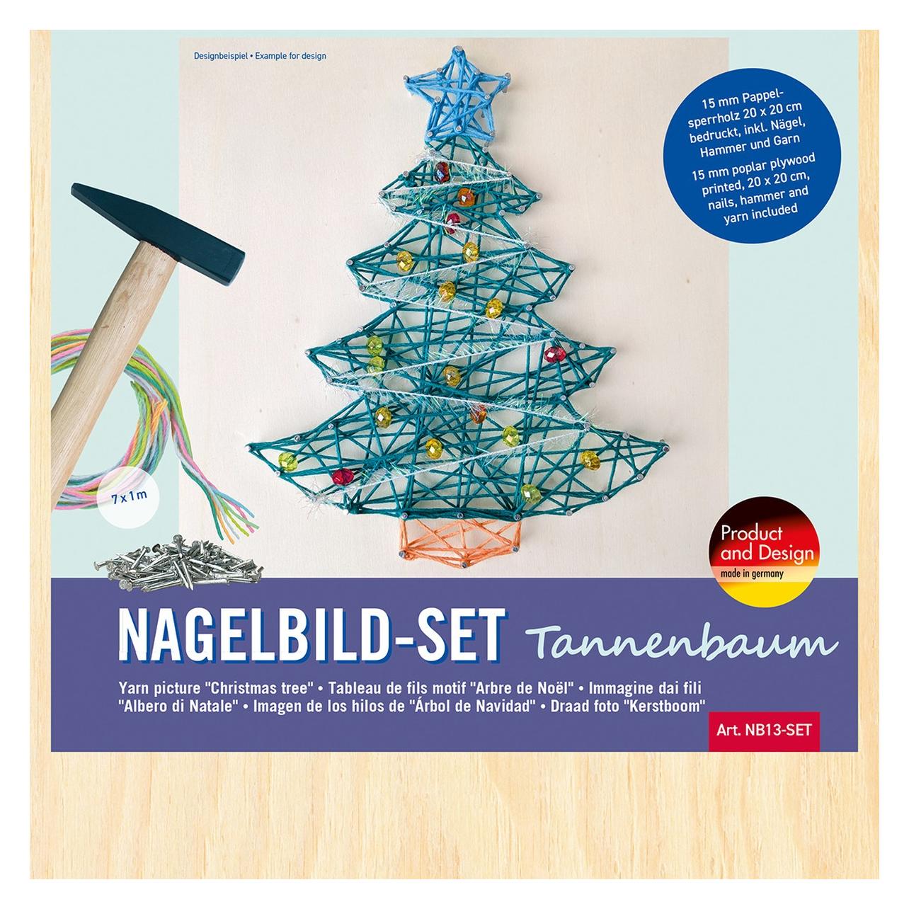 Pebaro Nagelbild Set Tannenbaum (4006094781357-4006094781357)