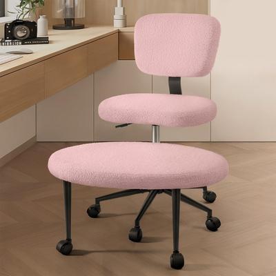 BOSSIN Adjustable Ergonomic Office Chair - Cross-Legged Kneeling Design for Meditation, Yoga Support with Wheels,Back Rest