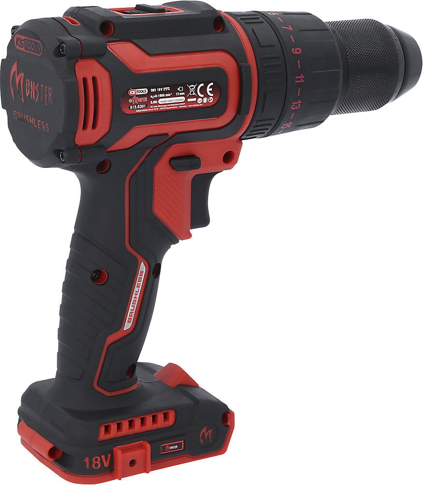 Akku-Schlag-Bohrschrauber Brushless, ohne Akku/Ladegerät, 85 dB(A) KS Tools
