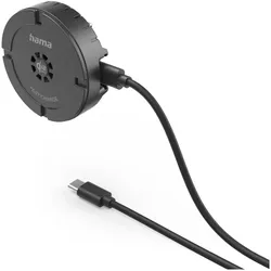 Hama Wireless QI2 25W-Charger Cooling Oplaadpad 25 W Black (25 W), Wireless Charger, Schwarz