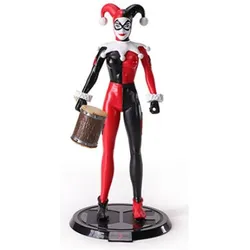 Noble Collection DC Comics: Harley Quinn Jester Bendyfig