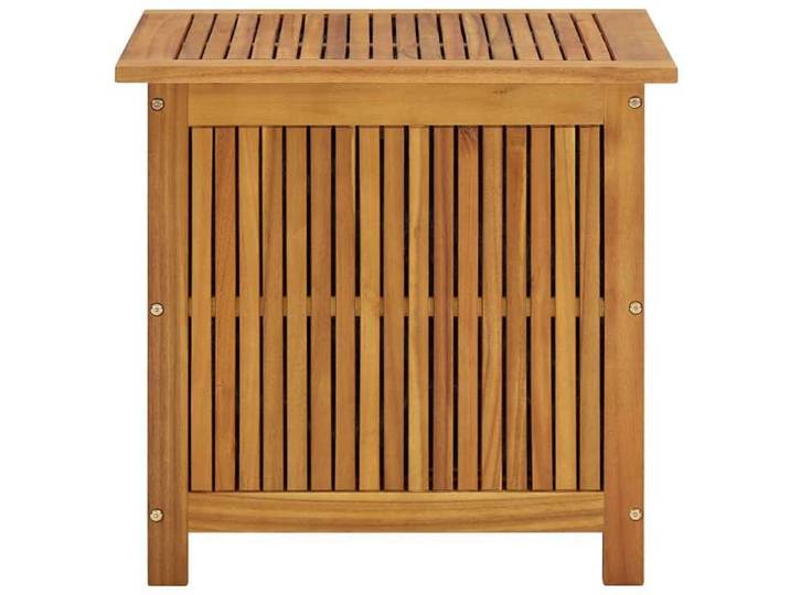 CLOUD Coffre de rangement extérieur - élégant Design - Boîte de rangement de jardin 60x50x58 cm Bois d'acacia solide CHYNEW1927587