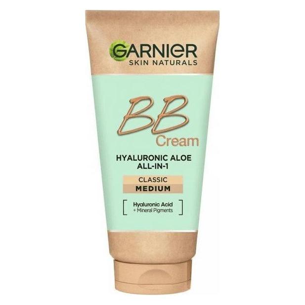 Garnier Hyaluronic Aloe All-In-1 BB Cream nawilżający krem BB do każdego typu skóry Śniady 50ml (Śniady, 50 ml) (3600542416412)