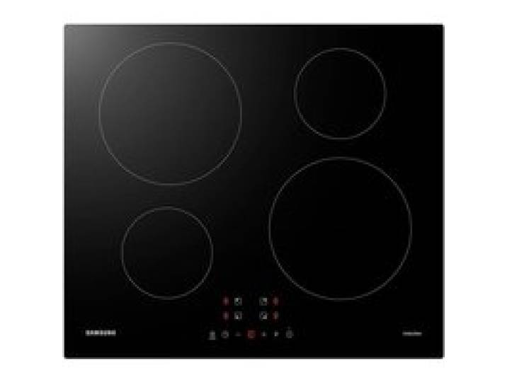 Plaque de cuisson à induction noire sans cadre - Samsung - 4 zones - Commande tactile - Booster - Stop&Go