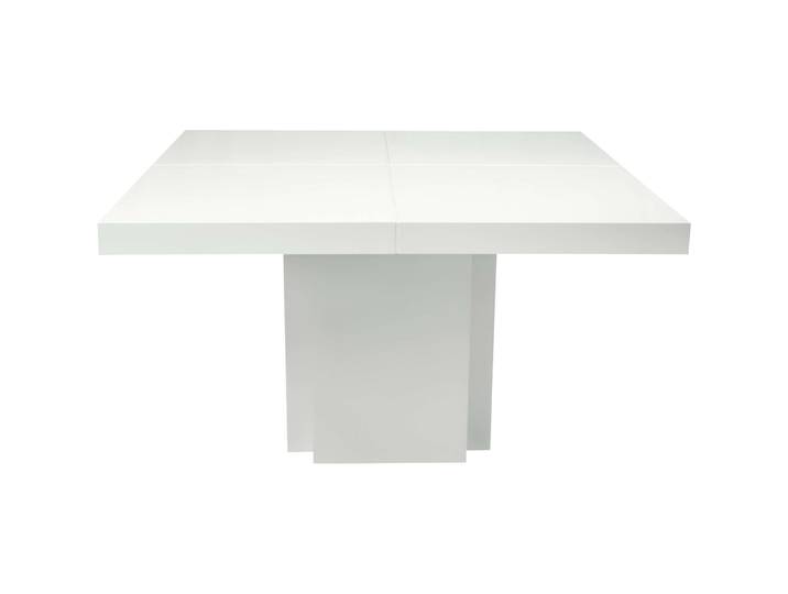 Esstisch Duck Holz Weiss hochglanz B 130 T 130 cm