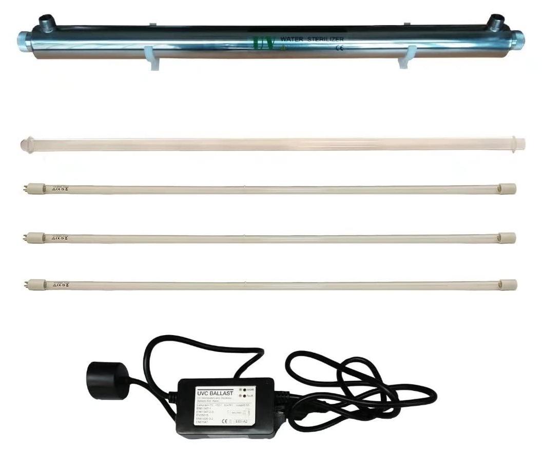 UV-Wasserfilter 55 W 12 GPM mit 3 Lampen Ganzhaus