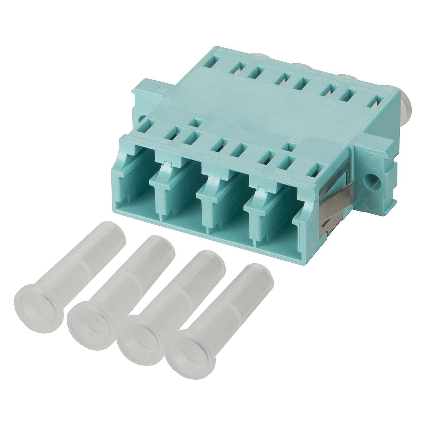 Metz Connect 15090078-I OpDAT Q-LC MM OM3 Keramik aqua Kupplung (Netzwerk Kupplung) (15090078-I)