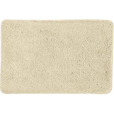Badematte KLEINE WOLKE "»Scott«, Badvorleger, Badezimmer Teppich", beige (natur), H:12mm, Polyester, Badematten, Badematte, Badteppich, Uni Farben, weich & kuschelig