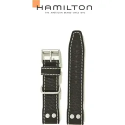 Hamilton - Khaki Navy Band-set Leder-braun-21/20 H690.604.105 - braun