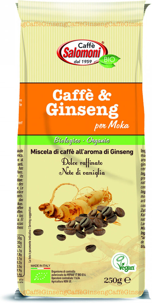 SALOMONI Caffè & Ginseng Biologico 250g