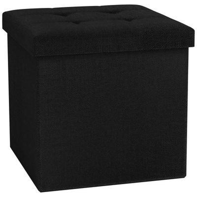 Stoff Sitztruhe Sitzbank Truhe Box Hocker Boxas