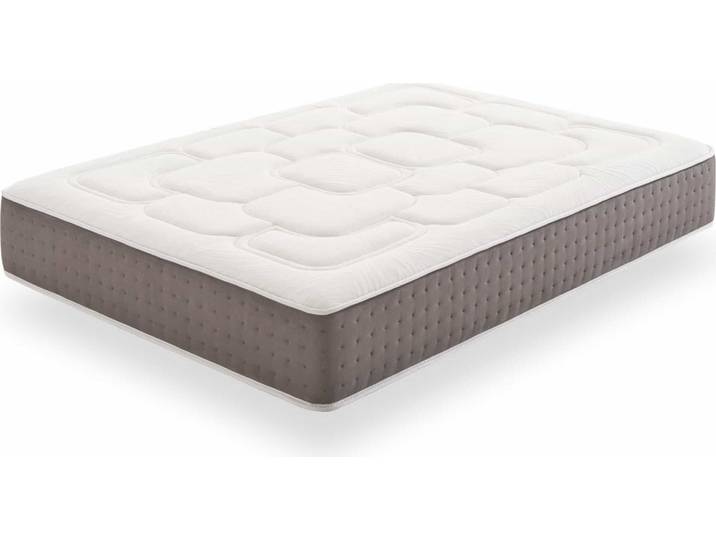 Moonia KingMaX Multizone, Einzel-/Vollformat, Memory-Foam-Matratze, Weich/Fest, Weiß, 1400 mm, 2000 mm