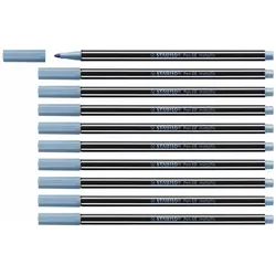 Stabilo, Malstifte, Premium Metallic-Filzstift - Pen 68 metallic - 10er Pack - metallic blau (10x)