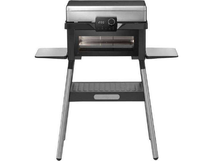 WMF Elektrogrill Profi Plus Urban Master, 3000 W, 2-in-1 Grill & Backofen, 3000 W, bis 300 °C, Grillthermometer