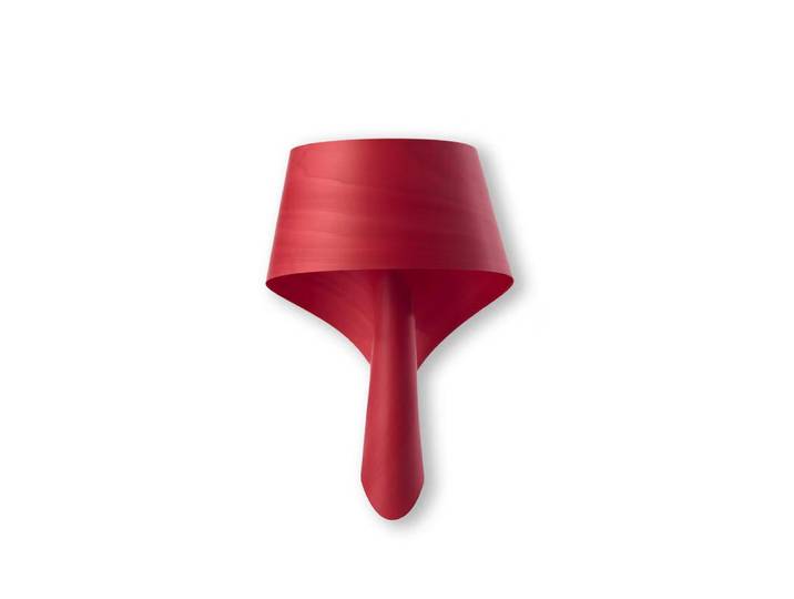 LZF LUZIFER lampe à suspension AIR WALL (Rouge - Vernis à bois)