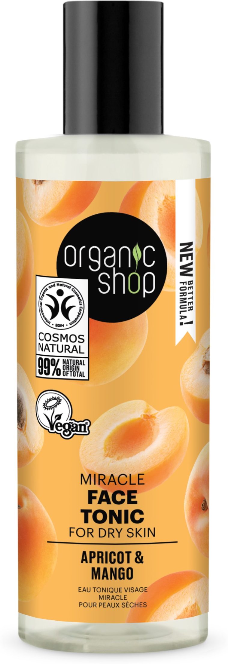 Organic Shop Apricot & Mango Miracle Facial Toner 150ml
