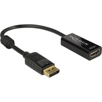 DisplayPort 1.2 St > HDMI Bu 4K, Adapter schwarz, 20 cm