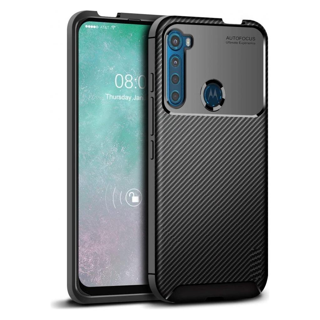 Screenguard Motorola One Fusion+ Hülle Carbon Design TPU Case (Motorola One Fusion+) (00027828)