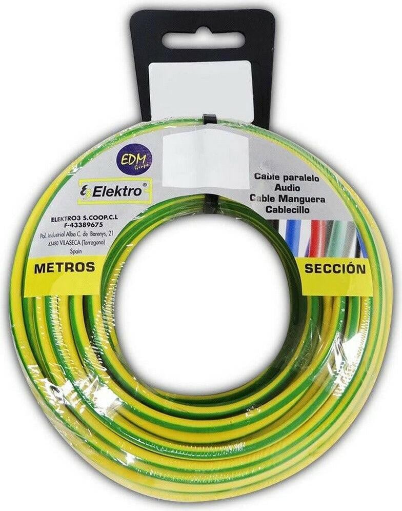 EDM Kabel voor EDM, dubbelkleurig, 25 meter, 1,5 mm