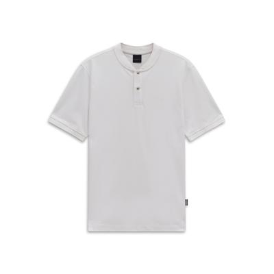 Poloshirt BUGATTI "Modern Fit", Herren, Gr. XL, weiß (10, weiß), 100% Baumwolle, unifarben, normal, Shirts, Modern Fit Baumwolle Collegekragen Kurzarm