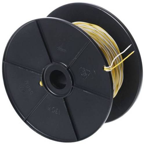 YV 2x0,6 weiss/gelb Schaltdraht 100m