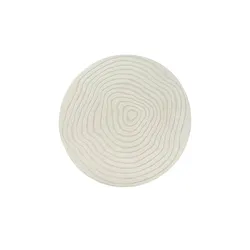 Webteppich  Elio , creme , Synthetische Fasern Ø: 160