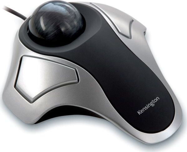 Kensington Orbit Optical Trackball Mus, Sølv/sort