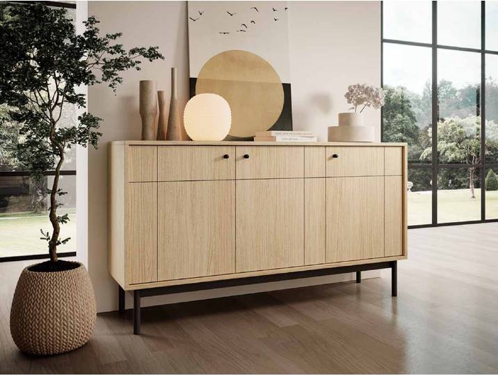 Designer Kommode Tokyo - Eiche - Luxusbetten24