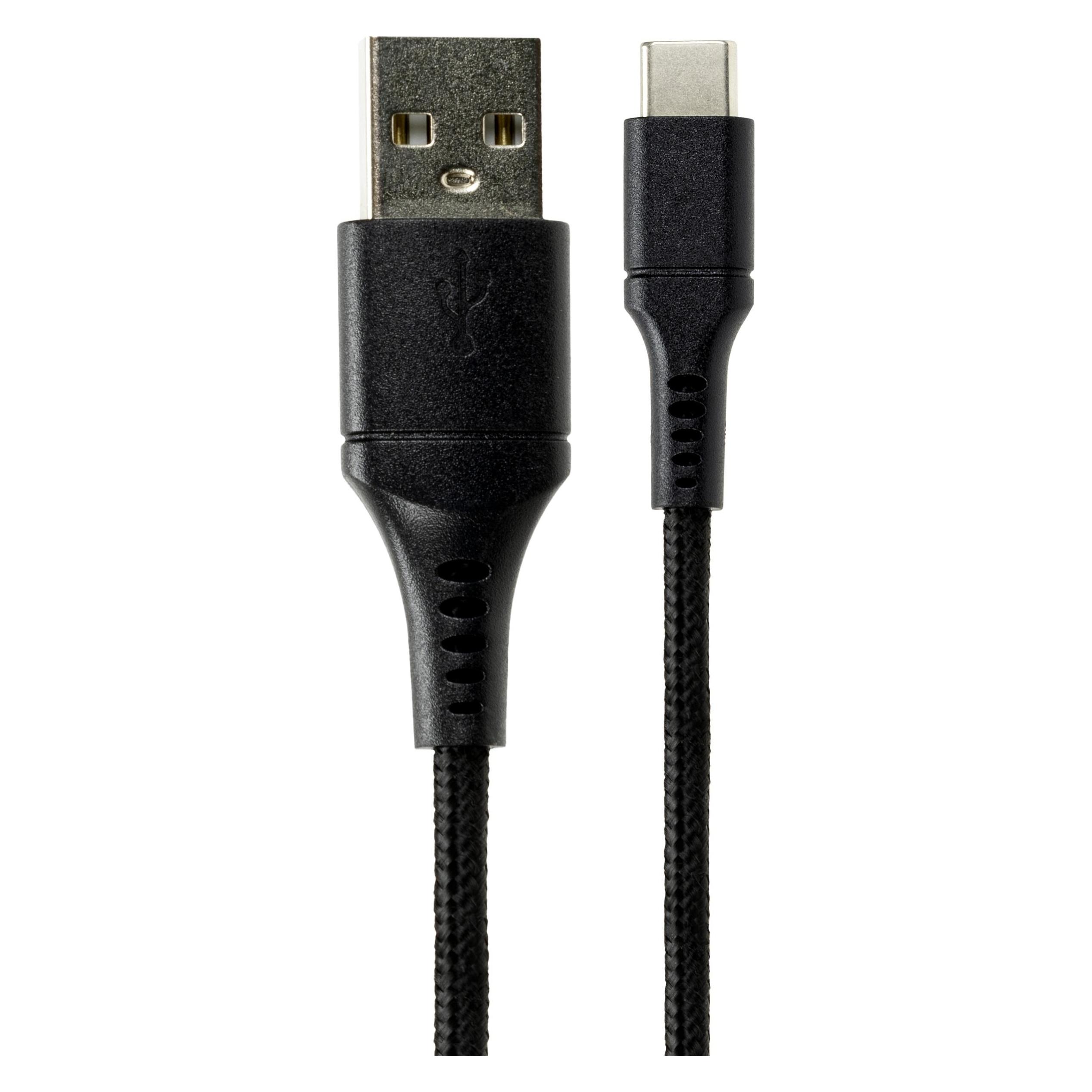 Speedlink USB-A to USB-C Cable Set, black (2 m, USB 2.0) (SL-170218-BK)