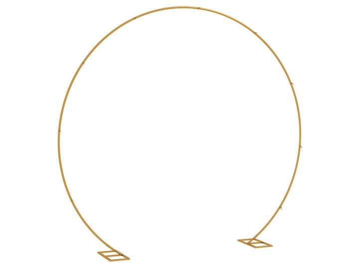 ComfortXL Rosenbogen De-18319 280/60/258 cm, für Hochzeit & Events Gold, Goldfarben, Metall, 280x258x60 cm, Gartenzubehör, Hochbeete