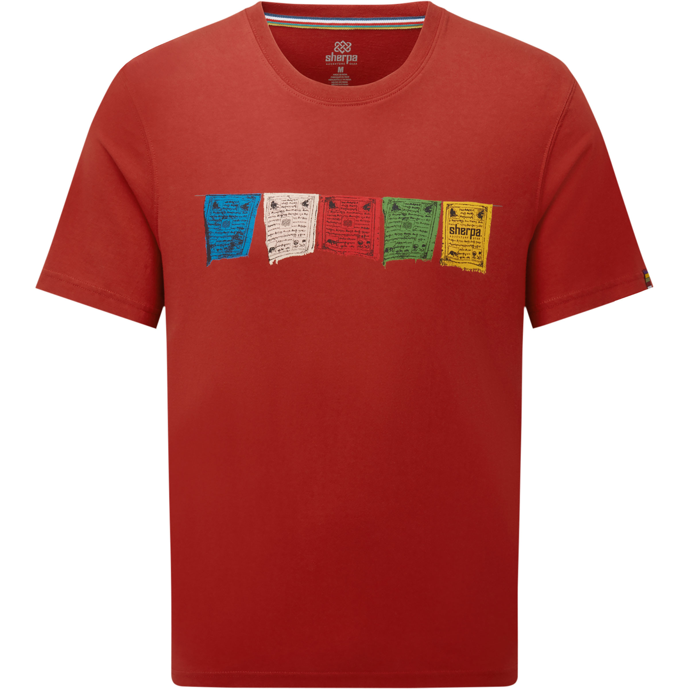 Sherpa Adventure Gear Tarcho Herren T-Shirts rot Größe M Lifestyle Atmungsaktiv