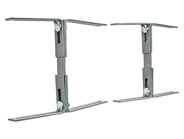Balkonkistenhalter für Geländer 17 cm 2 Stück