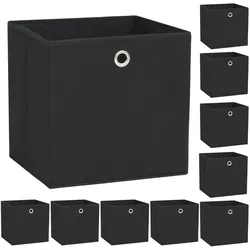 vidaXL, Aufbewahrungsbox, Ron (10 Stück) (10x, 32 x 32 x 32 cm)