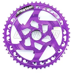 e*thirteen Helix Race 12-fach Aluminiumritzel, 42-50 Z., eggplant