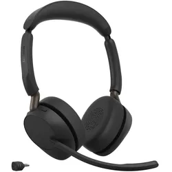 Jabra Evolve3 65 UC Stereo Headset On-Ear schwarz