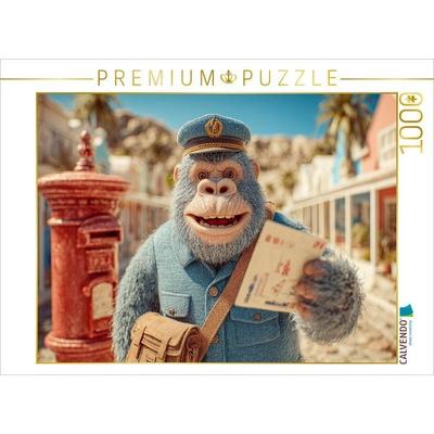 CALVENDO Puzzle Paulchen, der Postbote | 1000 Teile Lege-Größe 64x48cm Foto-Puzzle für glückliche Stunden