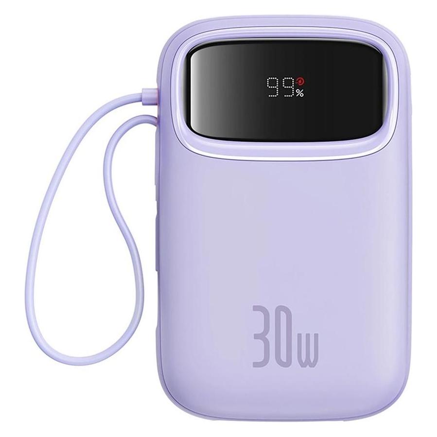 Baseus QPow 2 10000mAh 30W 2xUSB-C powerbank (purple) (10000 mAh, 30 W, 37 Wh) (P10055008513-00)