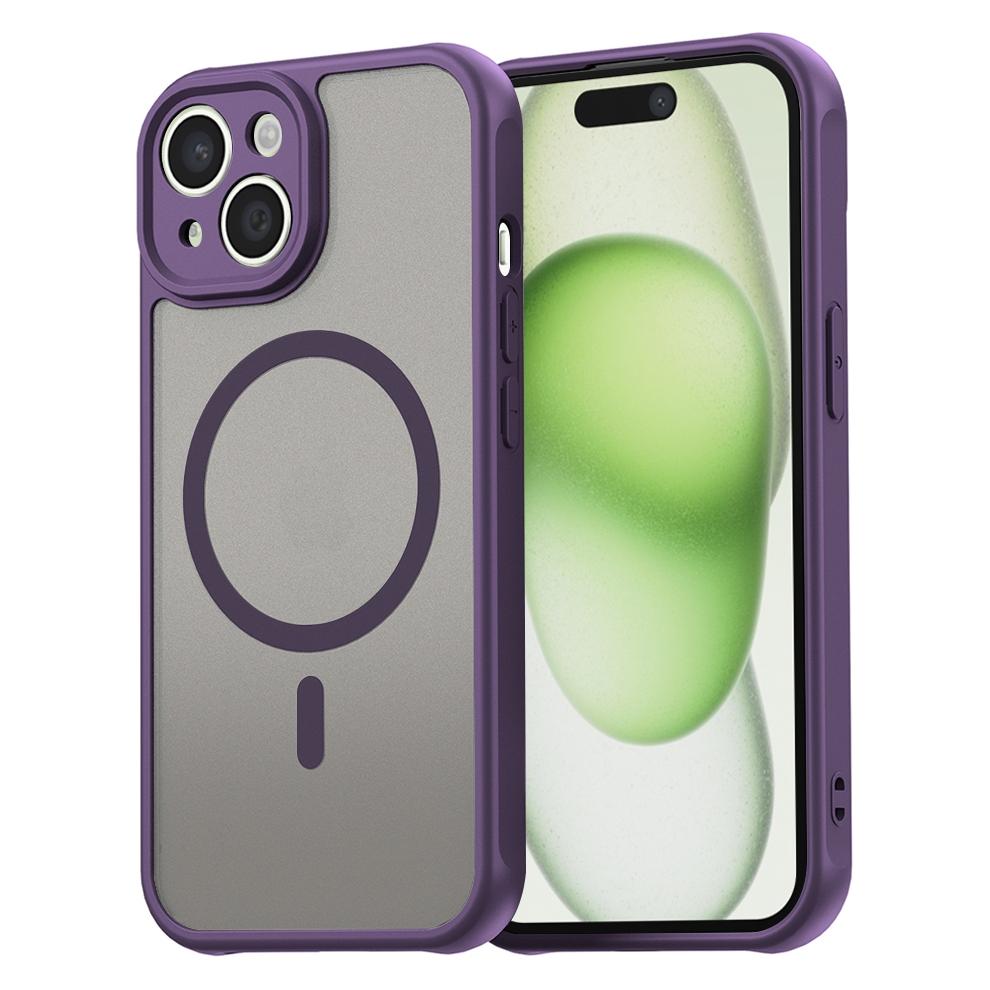Techsuit - HaloFrost II MagSafe - iPhone 15 Plus - Purple (Apple iPhone 15 Plus) (59328888)