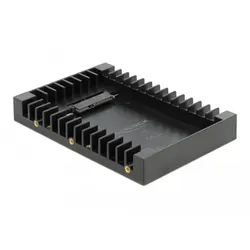 DeLOCK Laufwerksschachtadapter - 3,5" auf 2,5" - Schwarz