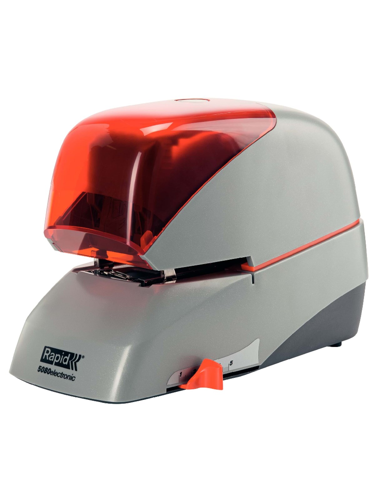 Rapid Supreme Elektroheftgerät 5080e kontaktlos Silber/Orange