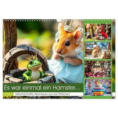 Es war einmal ein Hamster... Märchenhafte Abenteuer auf vier Pfötchen (Wandkalender 2027 DIN A3 quer), CALVENDO Monatskalender