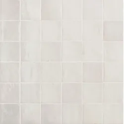 Marazzi Zellige Gesso 10x10 cm Dekor Wand Glänzend Leicht Strukturiert Lux