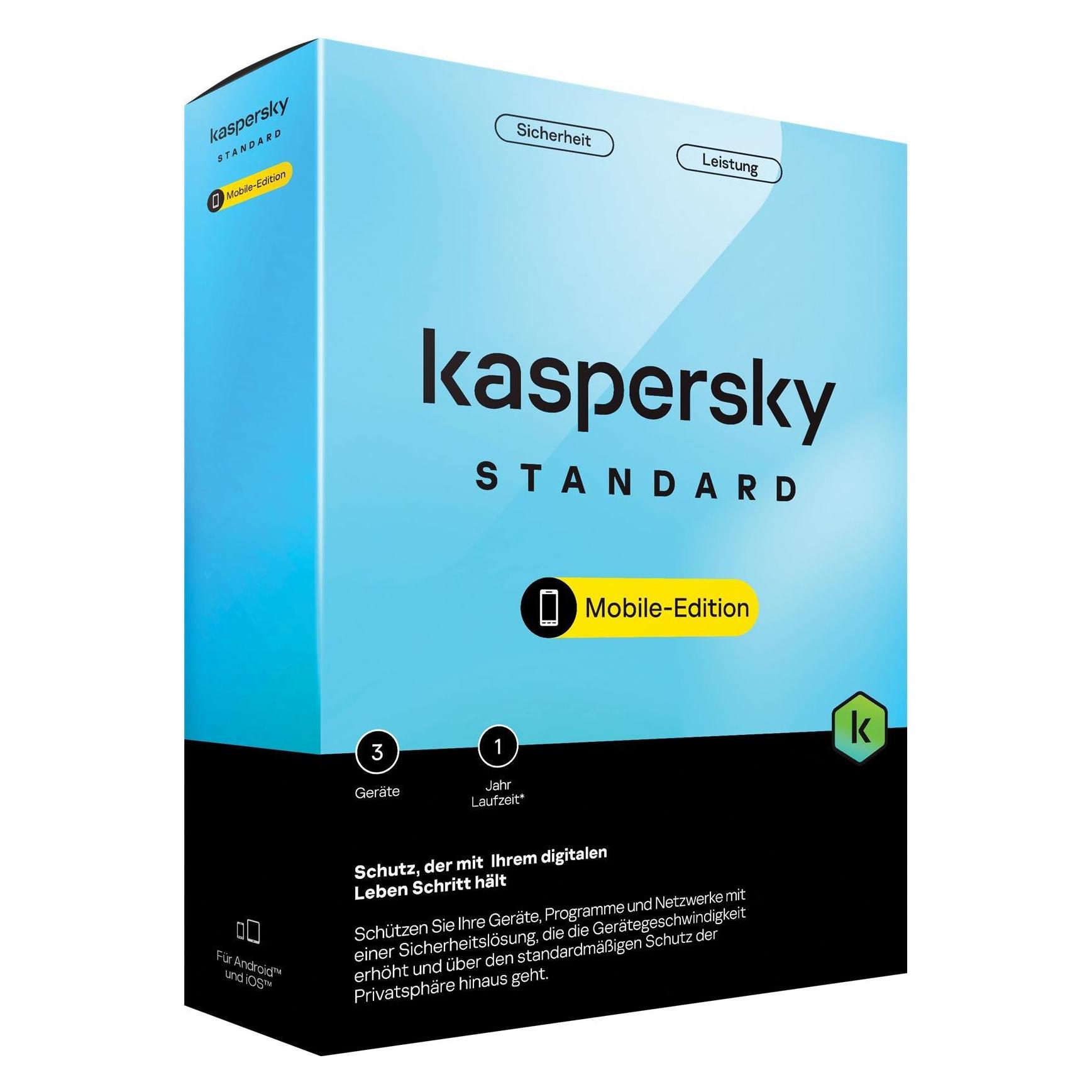 Kaspersky Mobile 3 Device Sierra Box (DE) (1 User, 12 Monate) (KL1048G5CFS)
