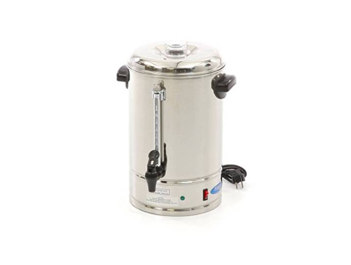 Maxima Cafetière 10L\, 80 Tasses\, Filtre à Café Amovible en Acier Inoxydable - Professionnel - Cafetière - 10 Litres