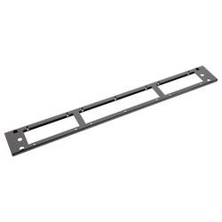 Hager MES-SOBA1351 Hager MES-SOBA1351 Front-/Rückblende m.Ausschnitt 1350x100 RAL9005 Blende Stahl Schwarz 1 St.