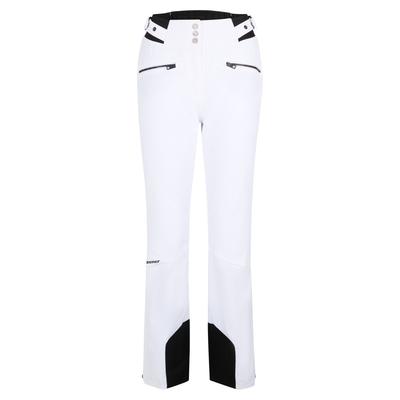 Skihose ZIENER "TILLA-Z AQUASHIELD DAMEN", Damen, Gr. 38, EURO-Größen, weiß, Obermaterial: 100% Polyester. Obermaterial 2: 100% Polyester. Futter: 100% Polyester. Futter 2: 100% Polyamid. Wattierung: 100% Polyester, Hosen Skihose, Slim Fit, wasser-...