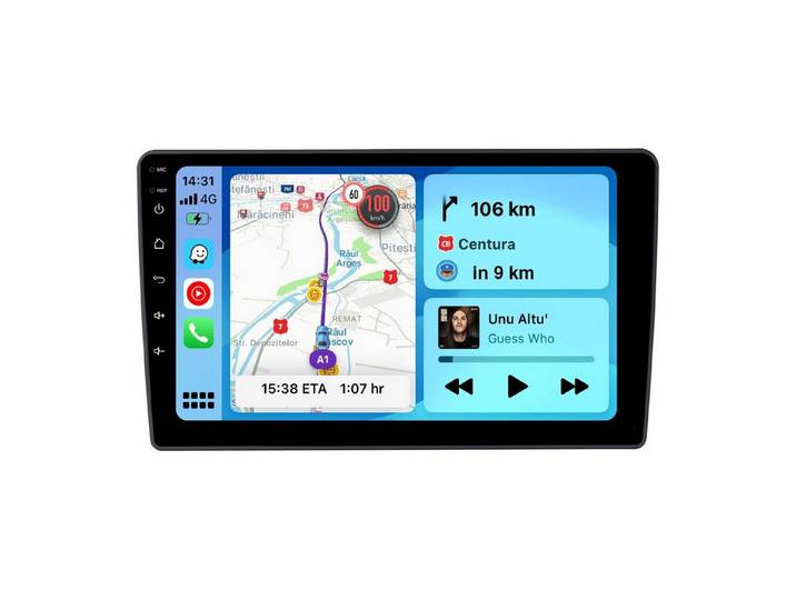 A-Sure 5s Schnellstart Carplay Android Auto Für Ford Focus MK2 2004-2011 AI Autoradio (5s Schnellstart/1280*720 Screen/Apple Carplay/Android Auto/Bluetooth)